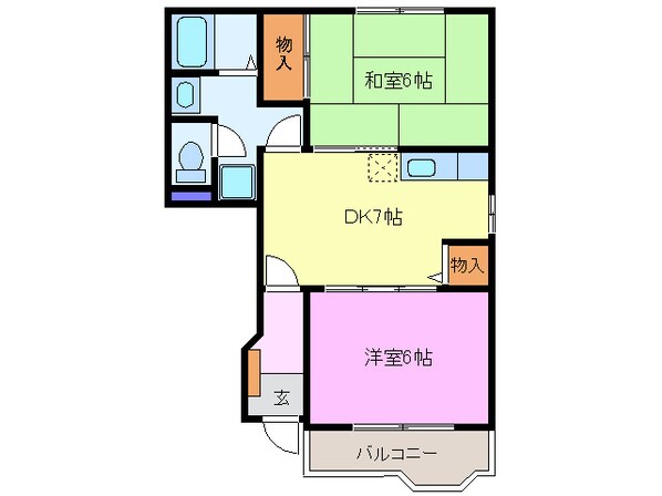 リヴィエール・プレの物件間取画像